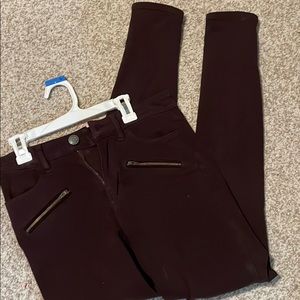 Burgundy Jeans